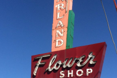 Old Garland Flower Shop sign, 2525 Garland Road