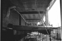Nicholson Memorial Library under construction, west side of building