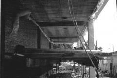 Nicholson Memorial Library under construction, west side of building