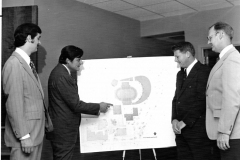(L-R) ?, ?, Mayor Don Raines, James L. Jackson in 1973