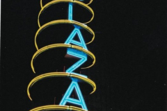 Plaza Theatre at night