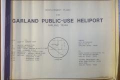 1988 Development Plans for the Garland Public-Use Heliport