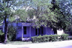 Pace House, on 1st Street, before being moved to Muesum Plaza and later to Heritage Crossing.
