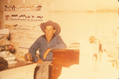 Payne's Drug Store, Pat Quesenberry at the drug counter