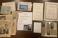 Personal Papers of Weldon Holloway's Academic and Professional History