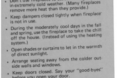 Garland Power and Light Utility Bill insert late 1980's - "Hold on to your Heating Dollars"