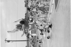 Holford pool and swimmers 1971