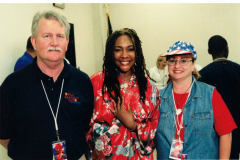 Star Spangled Fourth 1999 - Jim Dunn (City Council), Mary Wilson of the Supremes and Terri Dunn