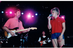 Star Spangled Fourth 1995 - Singer and guitar player onstage