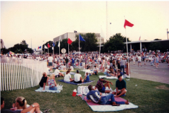 Star Spangled Fourth 1996 - Crowds waiting for the entertainment onstage