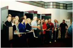 Plaza Theatre Ribbon Cutting September 2001