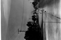Kingsley Road Bridge after widening looking west 1960.