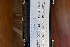 VHS videotape "Growing a Business" Trust for Public Land