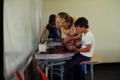 Holford Park pottery class for children June 1976