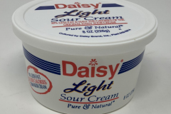8oz Daisy Light Sour Cream Container