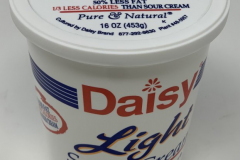 16oz Daisy Light Sour Cream Container
