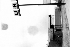 Previously cotton gin for Watson Seed Co, photo of conversion to a UHaul facility. Located at the intersection of Glenbrook and Walnut. 1979