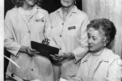 Francis James, Memorial Hospital auxilians in 1975