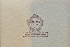 1954 Annual Report from the Garland Chamber of Commerce