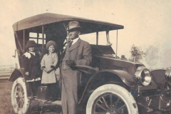 John T. Jones with Franklin automobile